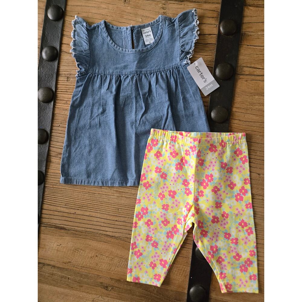 Carter's Summer Outfit Bundle sz 24M New - Picture 2 of 3